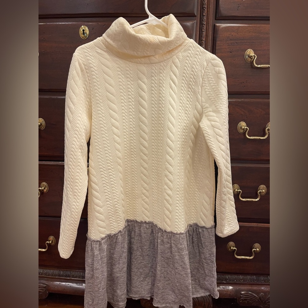 Turtle Neck Sweater Dress